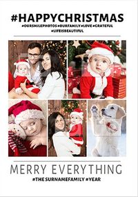 Merry Everything Multi Photo Christmas Card