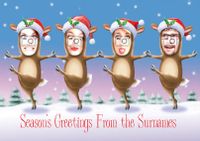 Tap to view Christmas Reindeer Family x 4