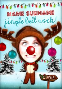 Legendary - Jingle Bell Rock Christmas Card