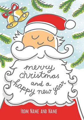 Babette - Santa Personalised Christmas Card