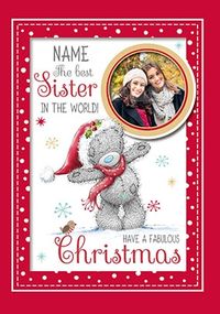 Me To You Sister Photo Christmas Card