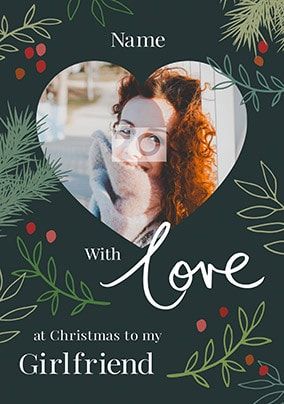 Girlfriend Photo Upload Christmas Card