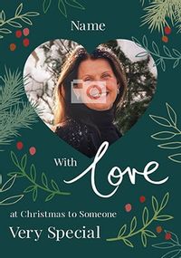 Someone Special Photo Upload Christmas Card