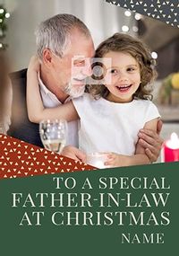 Tap to view Father-in-Law Photo Christmas Card