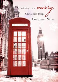 Tap to view Wishes and Kisses - Corporate Merry Christmas Card