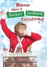 Mrs Browns Boys Personalised Christmas Card