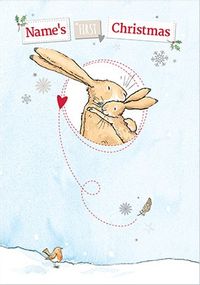 Guess How Much I Love You - First Christmas Personalised Card