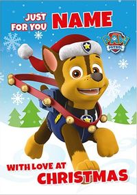Tap to view Paw Patrol - Christmas Personalised Card