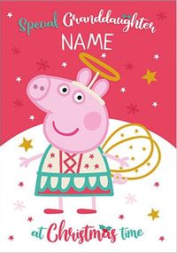 Peppa Pig - Special Granddaughter Christmas Card