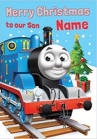 Tap to view Thomas & Friends - Son Personalised Christmas Card