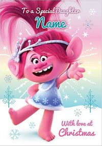 Trolls - Special Daughter Christmas Card