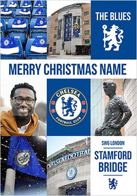 Chelsea FC - The Blue Photo Christmas Card