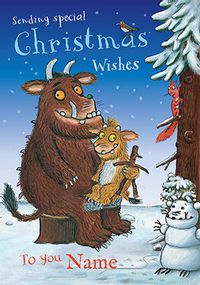 Tap to view The Gruffalo - Special Christmas Wishes Personalised Card