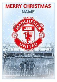 Tap to view Man United Personalised Christmas Card