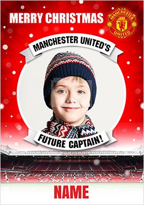 Man United's Future Captain Photo Christmas Card