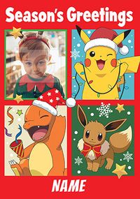 Pokemon - Merry Christmas Photo card