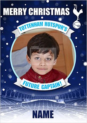 Tottenham Hotspur's Future Captain Photo Christmas Card