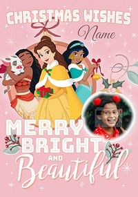 Disney Princess Christmas Wishes Photo Card