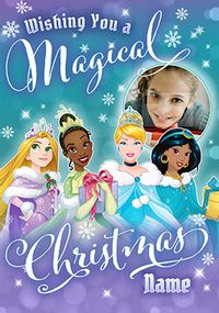 Disney Princess Magical Christmas Photo Card