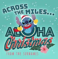 Tap to view Stitch Across the Miles Personalised Christmas Card