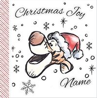 Tigger Christmas Joy Personalised Card