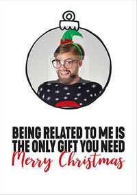 The Only Gift You Need Photo Christmas Card