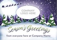 Company Personalised Christmas card