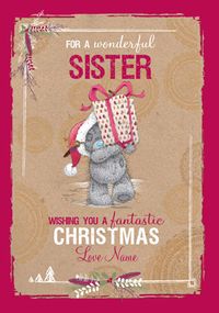 Tap to view Me To You - Wonderful Sister at Christmas Card