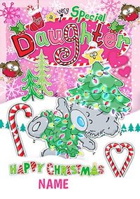Special Daughter Christmas Card - Me to You Dinky