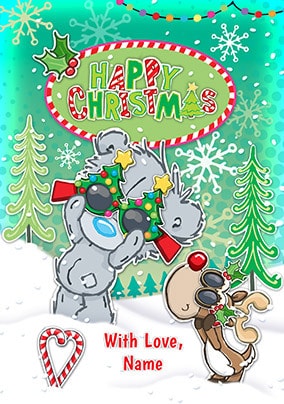 Me To You Bear Special Daughter My Dinky Bear Christmas Card 