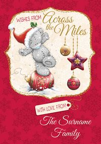 Tap to view Across the Miles Christmas Card Tatty Teddy - Me to You
