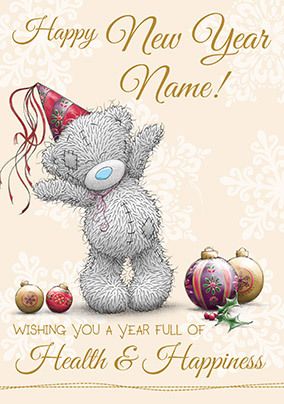 Happy New Year Card Love & Happiness - Me to You