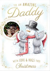 Me To You Amazing Daddy Christmas Photo Card