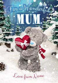Me To You - Wonderful Mum Personalised Christmas Card