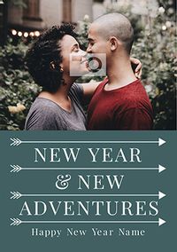 New Year & New Adventures Photo Card