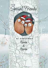 Special Friends Personalised Christmas Card