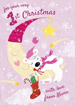 Your 1st Christmas Personalised Card