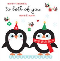 Tap to view Little Cherry on the Top - To Both of You Christmas Card