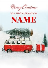 To a Special Grandson Christmas Card