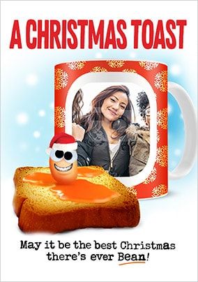 A Christmas Toast Photo Card