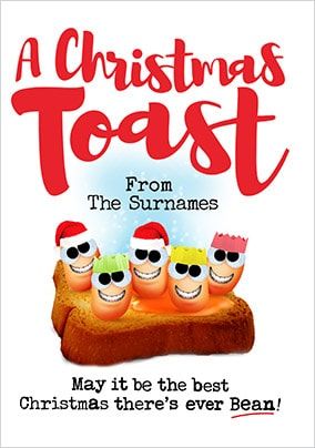 Christmas Toast from the Family Card