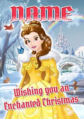 Belle Christmas Card