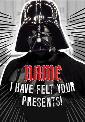 Darth Vader Christmas Card