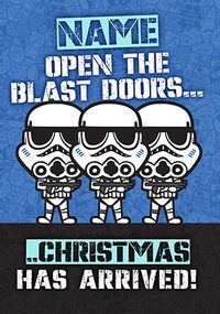Tap to view Star Wars - Storm Troopers Personalised Christmas Card