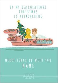 Star Wars - Christmas is Approaching Personalised Card