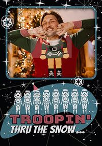 Star Wars - Troopin' Through the Snow Photo Christmas Card