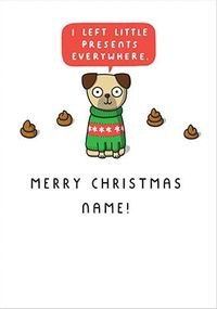Tap to view Little Presents Personalised Christmas Card