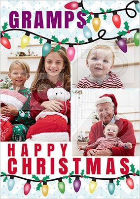 Gramps Multi Photo Christmas Card
