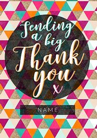 Sending a Big Thank You Card - Good Vibes