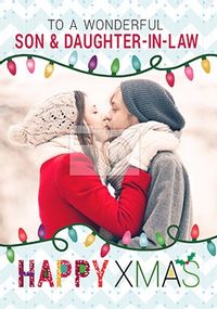 Tap to view Son & Daughter-In-Law Photo Christmas Card